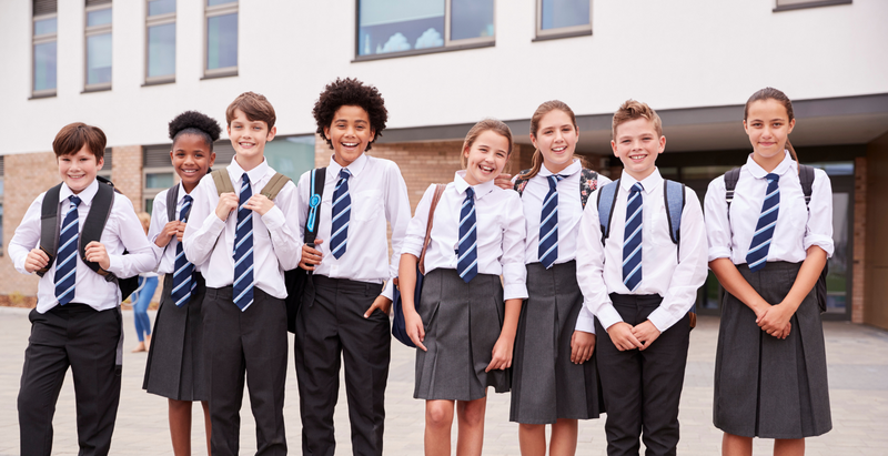 Suitable ties make you stand out from regular school uniform at new semester