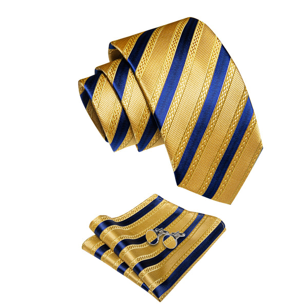 mens necktie striped necktie and pocket square 