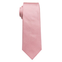 Baby Pink Solid Silk Necktie