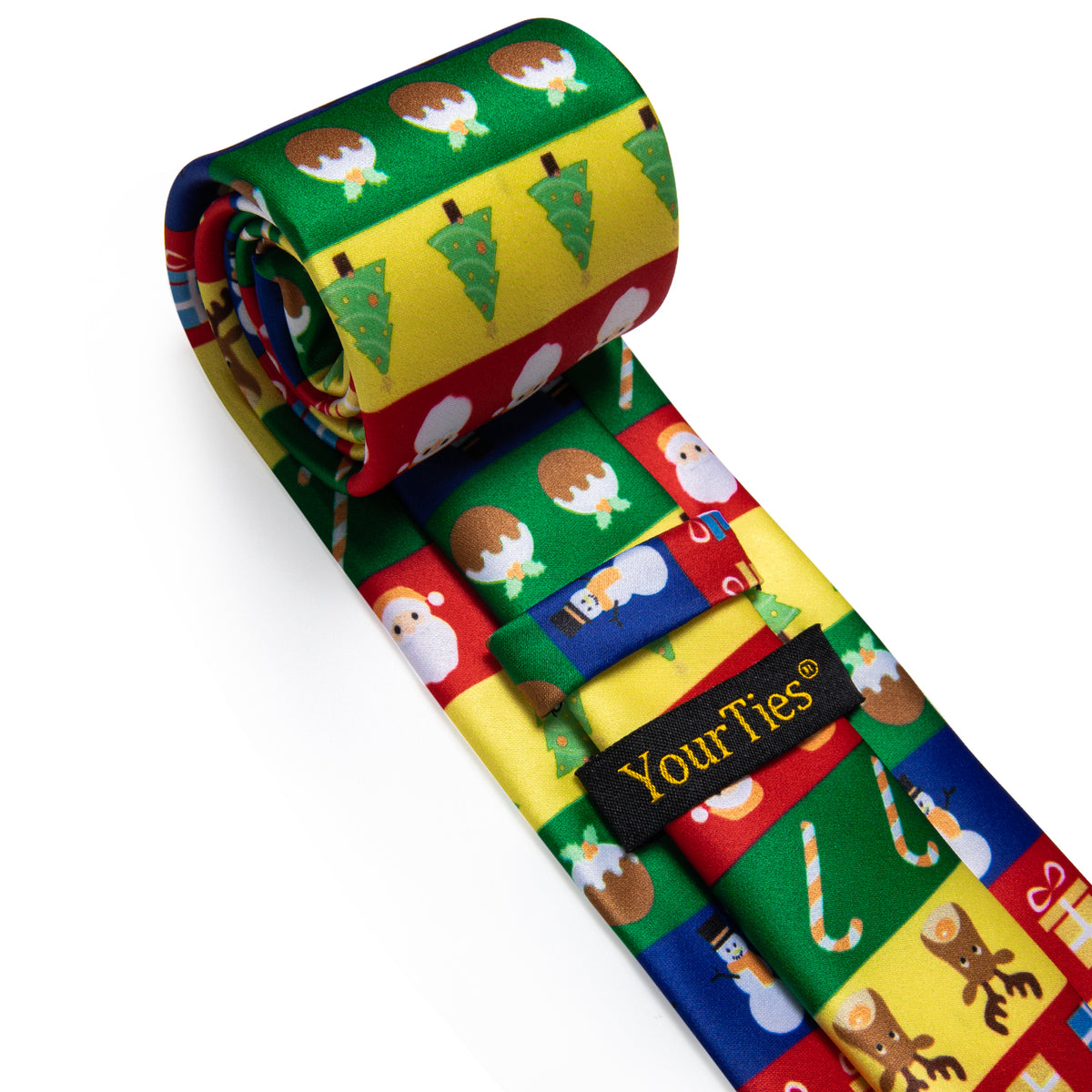 Colorful Novelty Christmas Silk Necktie